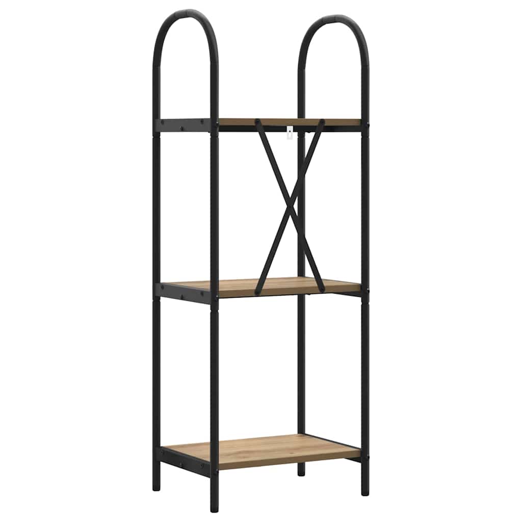 Boekenkast Artisan Eiken 40 x 30 x 109 cm Bewerkt hout is nu te koop bij PeponiXL, paradijselijk wonen!