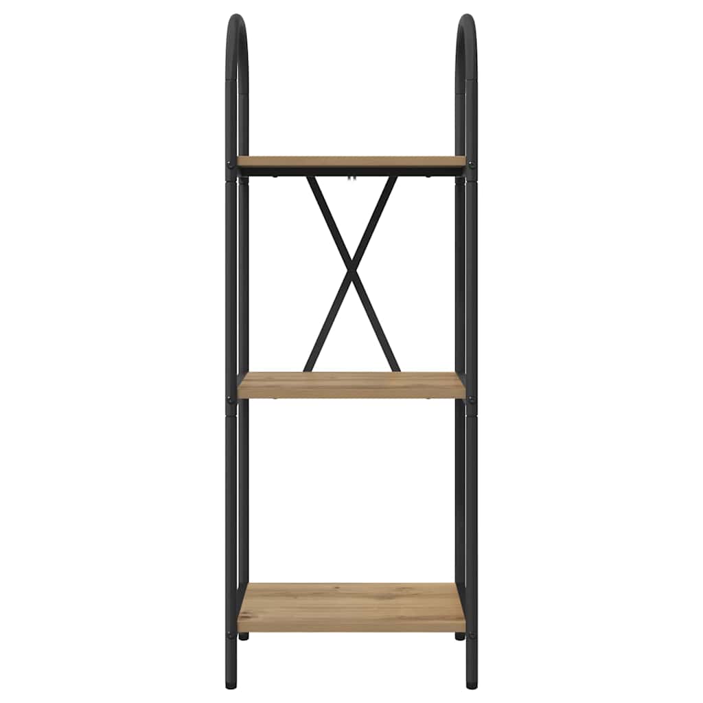 Boekenkast Artisan Eiken 40 x 30 x 109 cm Bewerkt hout is nu te koop bij PeponiXL, paradijselijk wonen!