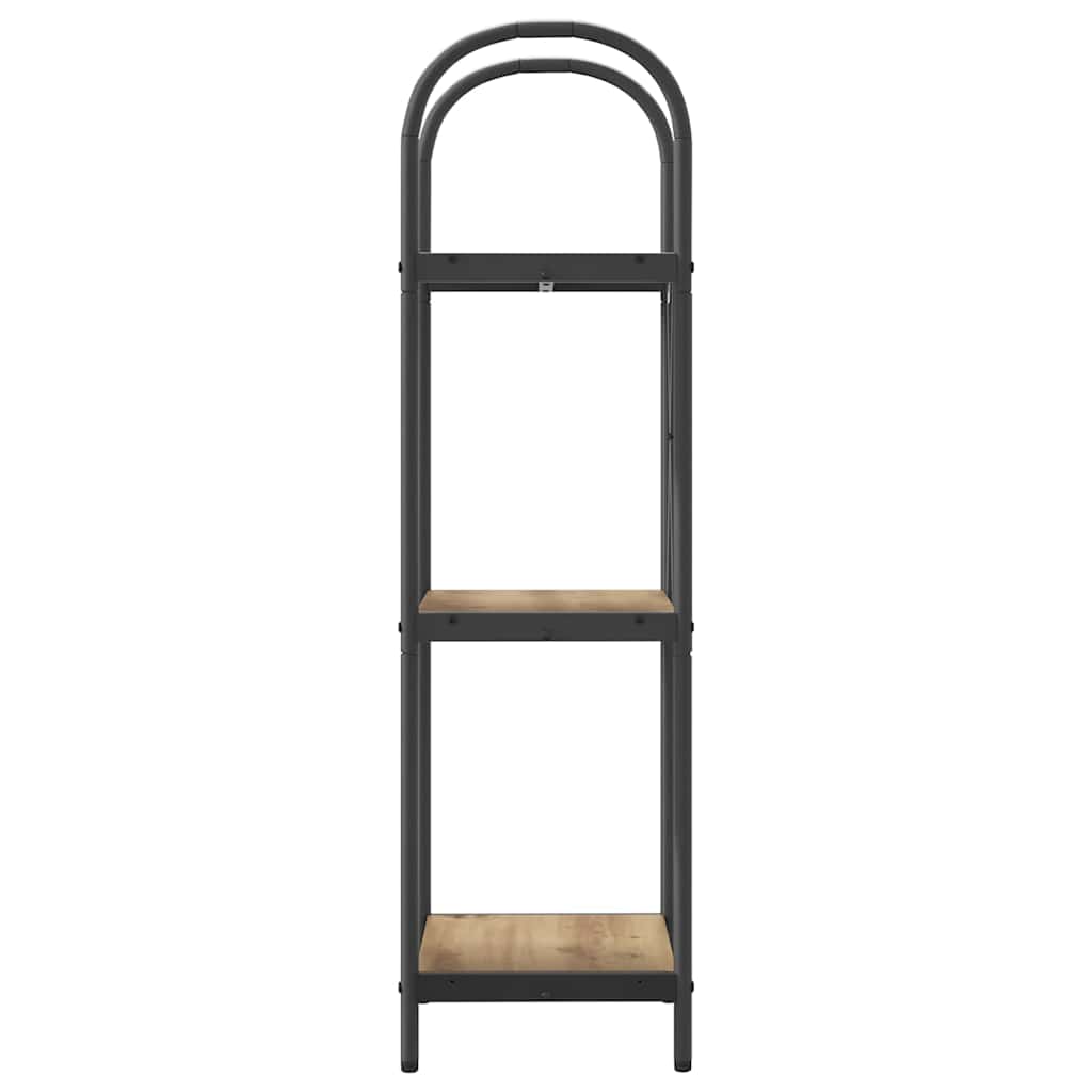 Boekenkast Artisan Eiken 40 x 30 x 109 cm Bewerkt hout is nu te koop bij PeponiXL, paradijselijk wonen!