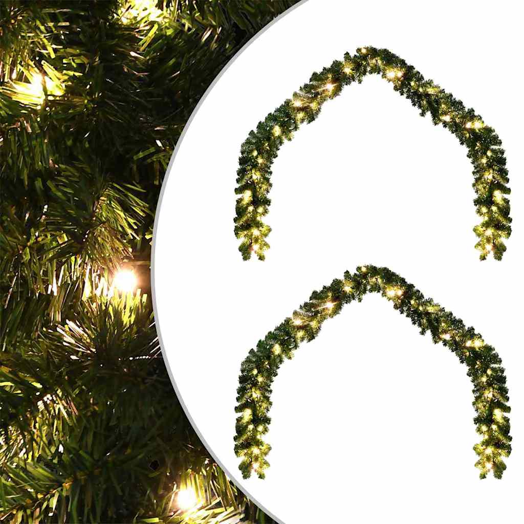 Kerstkrans met 600 LED 2 pcs Groen PVC is nu te koop bij PeponiXL, paradijselijk wonen!