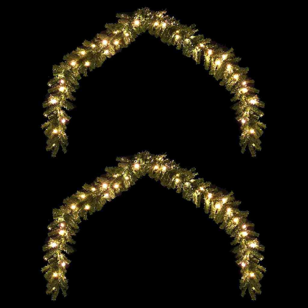 Kerstkrans met 600 LED 2 pcs Groen PVC is nu te koop bij PeponiXL, paradijselijk wonen!