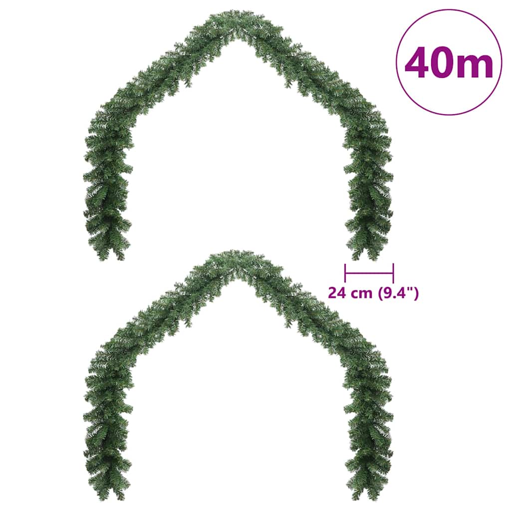 Kerstkrans met 600 LED 2 pcs Groen PVC is nu te koop bij PeponiXL, paradijselijk wonen!