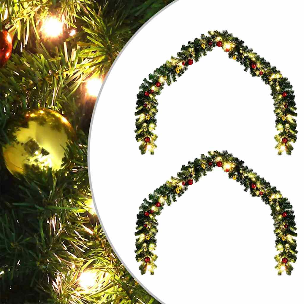 Kerstkrans met 600 LED 2 pcs Groen PVC is nu te koop bij PeponiXL, paradijselijk wonen!