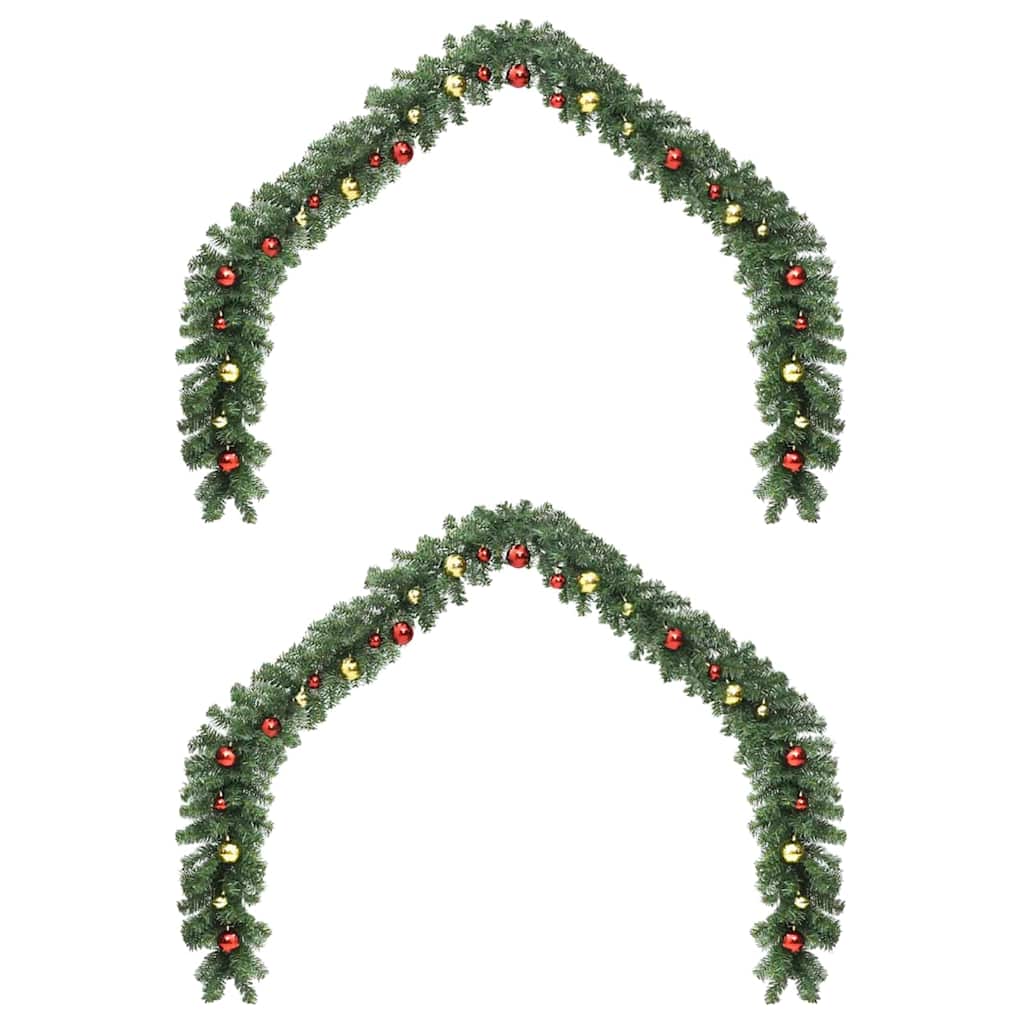 Kerstkrans met 600 LED 2 pcs Groen PVC is nu te koop bij PeponiXL, paradijselijk wonen!