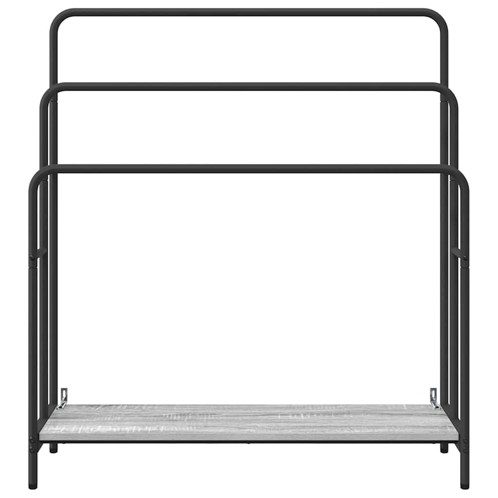 Kledingrek Grijs Sonoma 90 x 30 x 100,5 cm Bewerkt hout is nu te koop bij PeponiXL, paradijselijk wonen!