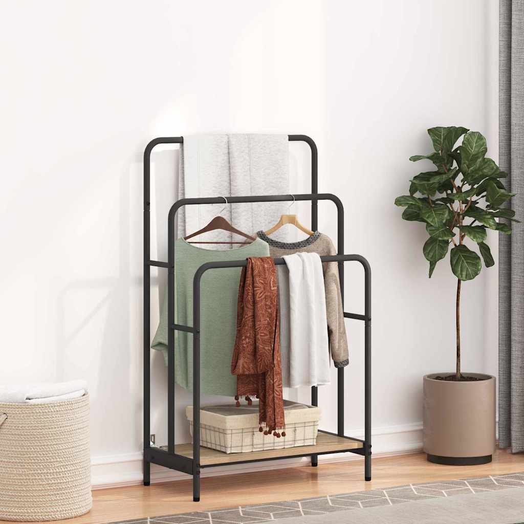 Kledingrek Sonoma Eiken 60 x 30 x 100,5 cm Bewerkt hout is nu te koop bij PeponiXL, paradijselijk wonen!