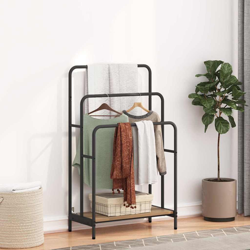 Kledingrek Artisan Eiken 60 x 30 x 100,5 cm Bewerkt hout is nu te koop bij PeponiXL, paradijselijk wonen!