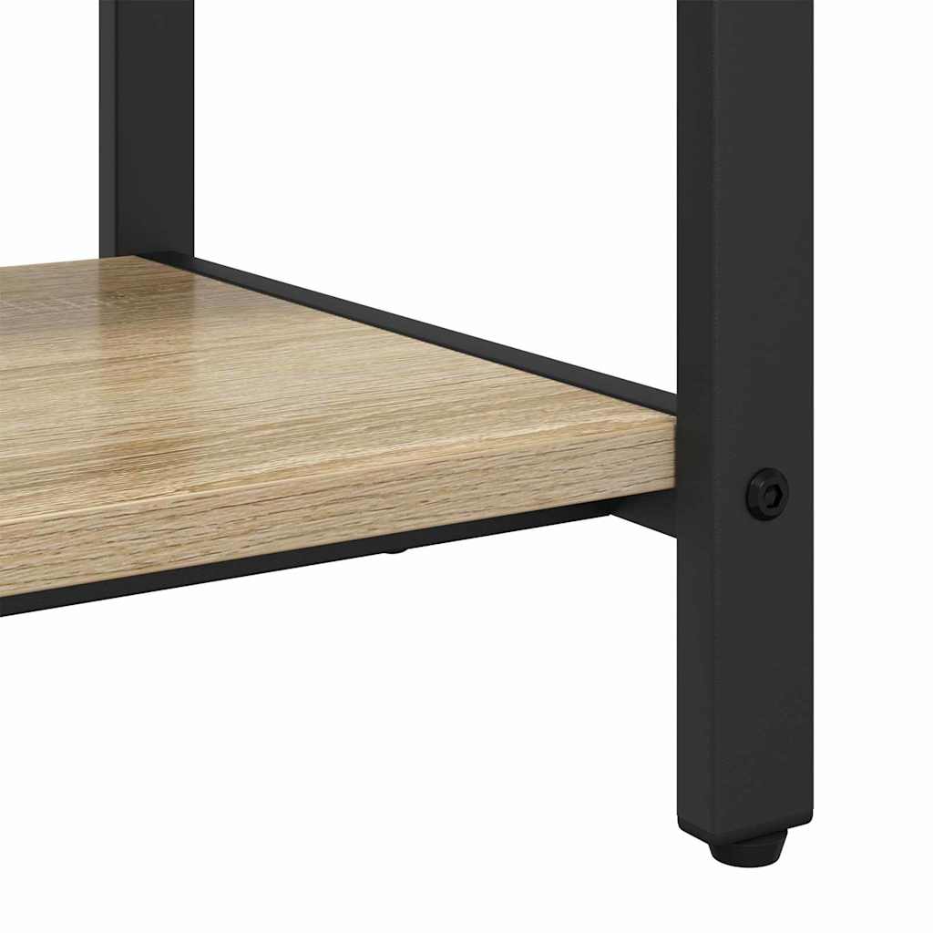 Kapstok met plank Sonoma Eiken 75 x 34 x 184 cm Bewerkt hout is nu te koop bij PeponiXL, paradijselijk wonen!