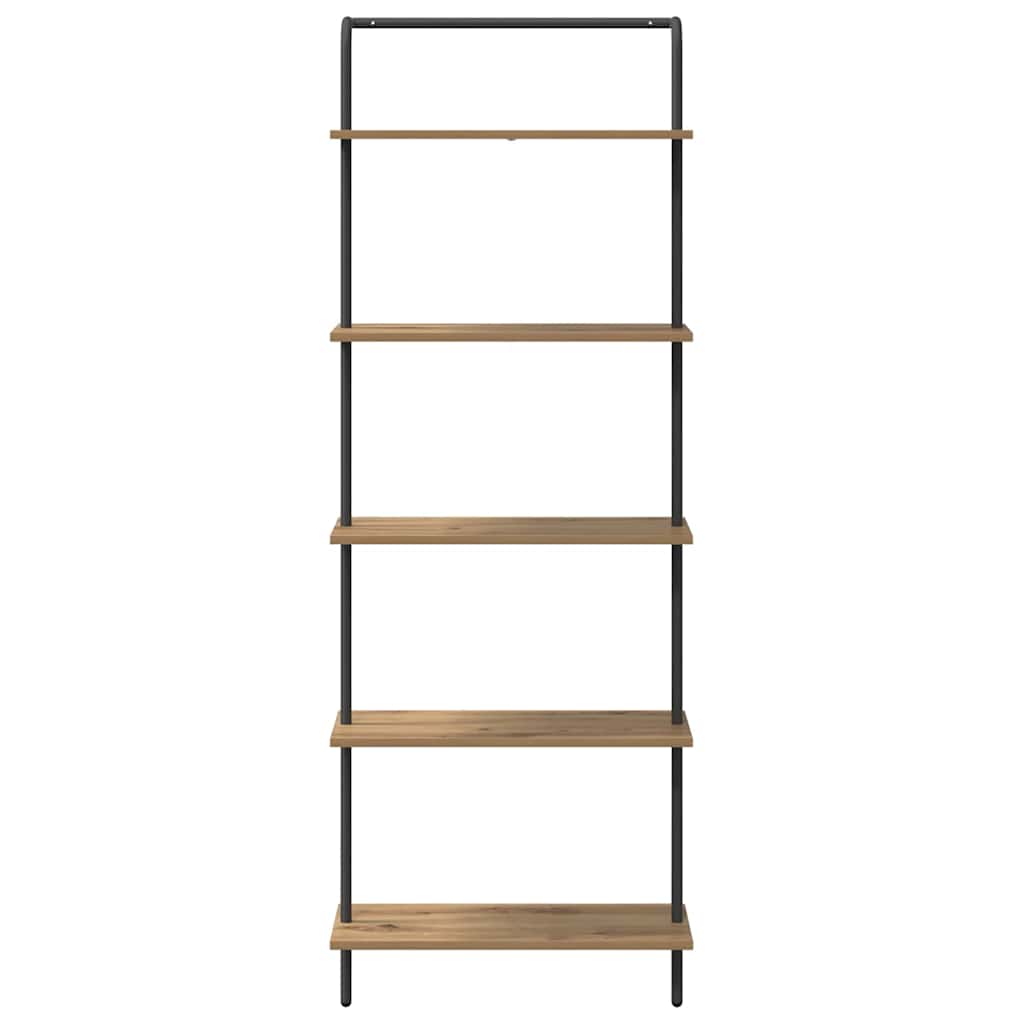 Boekenkast Artisan Eiken 60 x 24 x 168 cm Bewerkt hout is nu te koop bij PeponiXL, paradijselijk wonen!