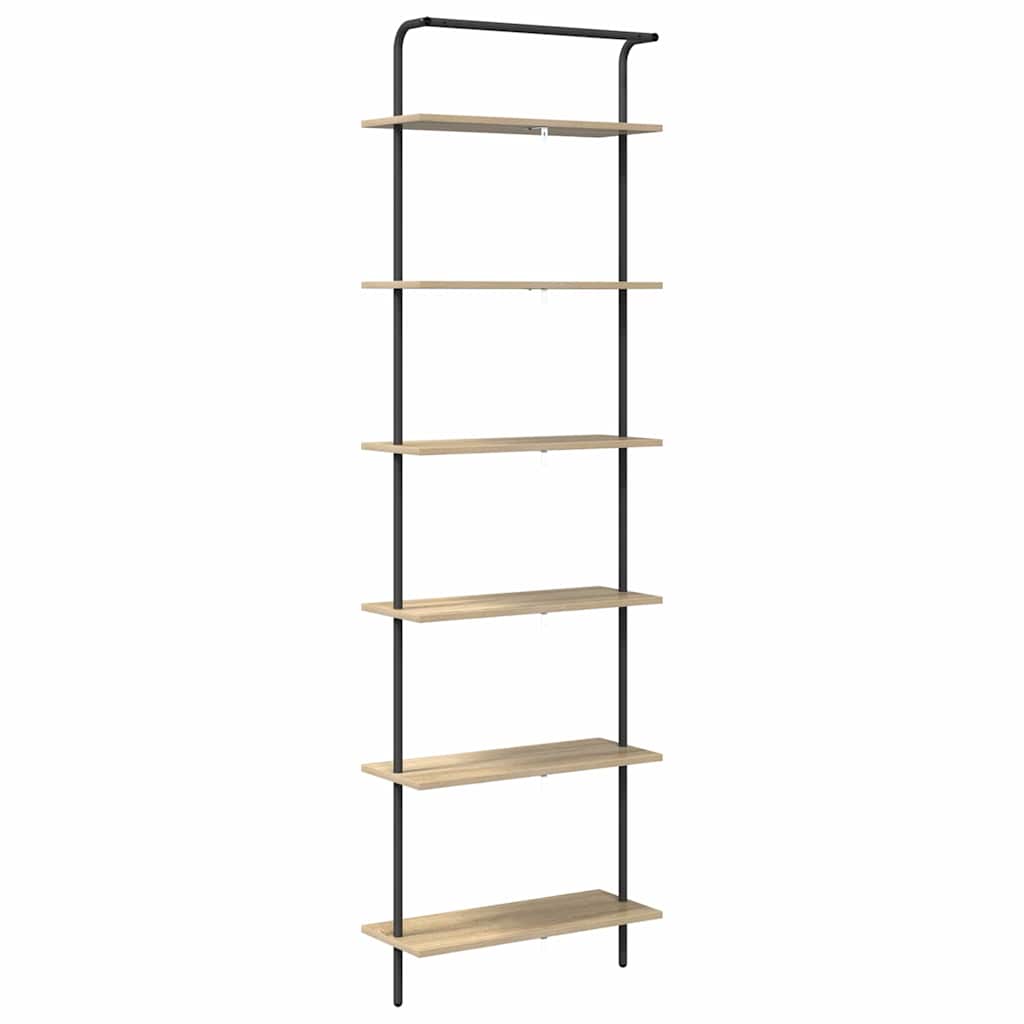 Boekenkast Sonoma Eiken 60 x 24 x 203 cm Bewerkt hout is nu te koop bij PeponiXL, paradijselijk wonen!