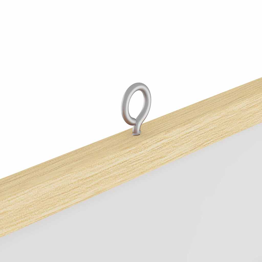 Magnetisch whiteboard Wit 100 x 1.4 x 100 cm Massief grenenhout is nu te koop bij PeponiXL, paradijselijk wonen!