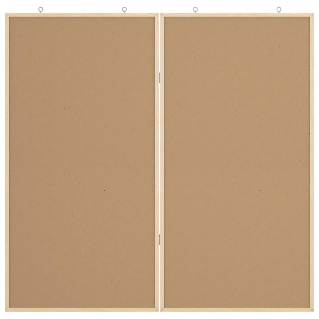 Bulletinbord Bruin 80 x 80 x 1.4 cm Massief grenenhout is nu te koop bij PeponiXL, paradijselijk wonen!