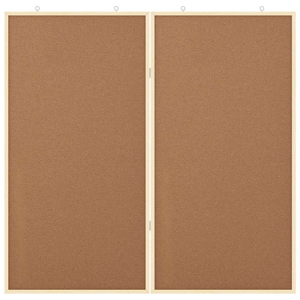 Bulletinbord Bruin 80 x 80 x 1.4 cm Massief grenenhout is nu te koop bij PeponiXL, paradijselijk wonen!