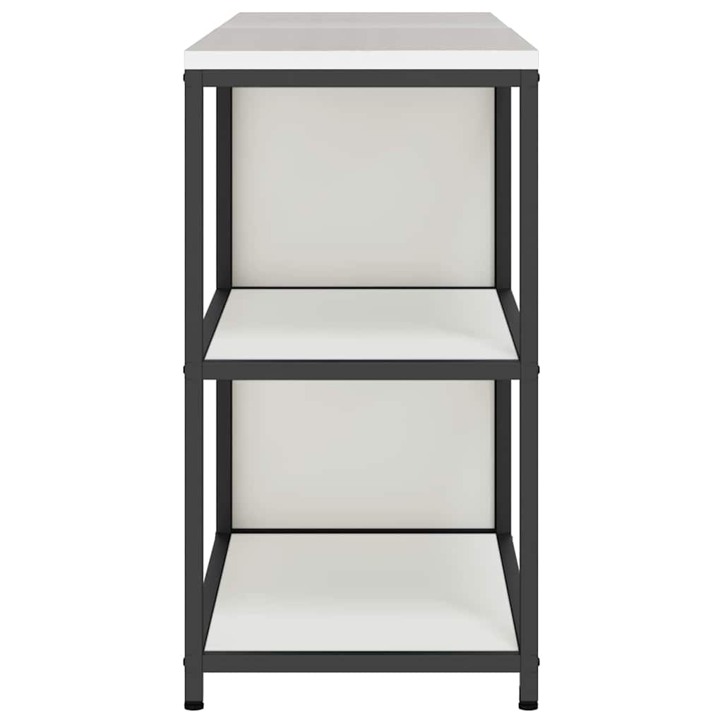 Keukenopslag set met plank 2 pcs Wit Koudgewalst staal is nu te koop bij PeponiXL, paradijselijk wonen!