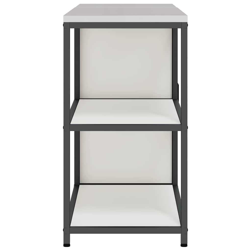 Keukenopslag set met plank 2 pcs Wit Koudgewalst staal is nu te koop bij PeponiXL, paradijselijk wonen!
