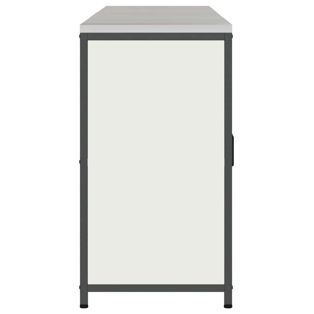 Keukenopslag set met plank 3 pcs Wit Koudgewalst staal is nu te koop bij PeponiXL, paradijselijk wonen!