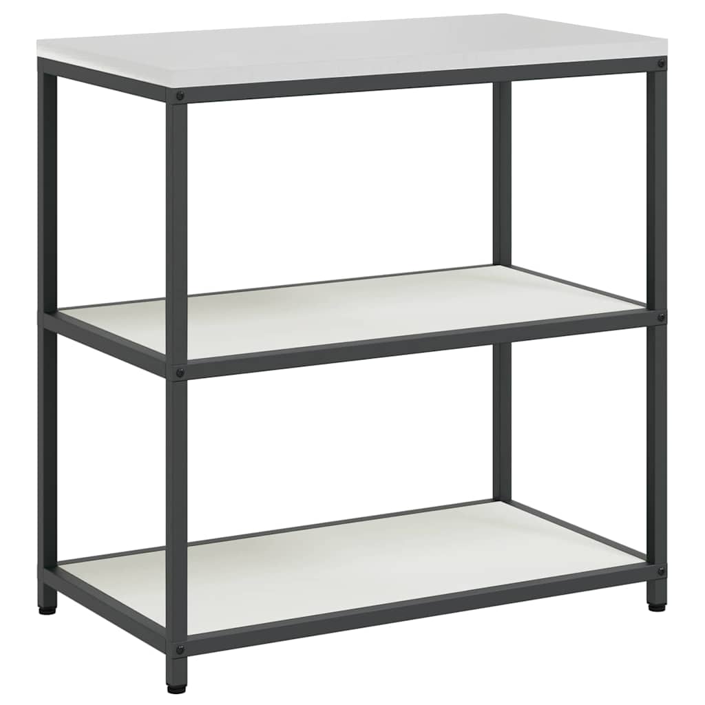 Keukenopslag set met plank Anders met opslag 3 pcs Wit Staal is nu te koop bij PeponiXL, paradijselijk wonen!