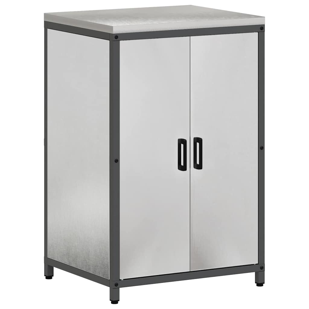 Keukenopslag set met plank 3 pcs Zilver Roestvrij staal is nu te koop bij PeponiXL, paradijselijk wonen!