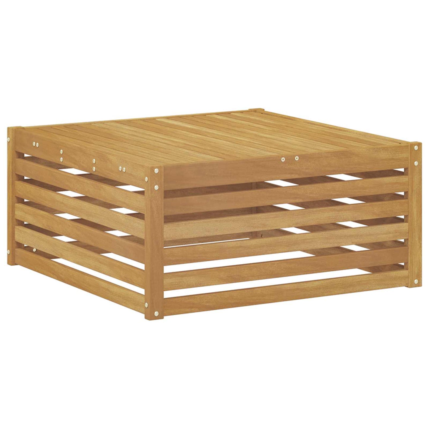 Buiten bankenset 6 pcs Wit en Lichtgrijs