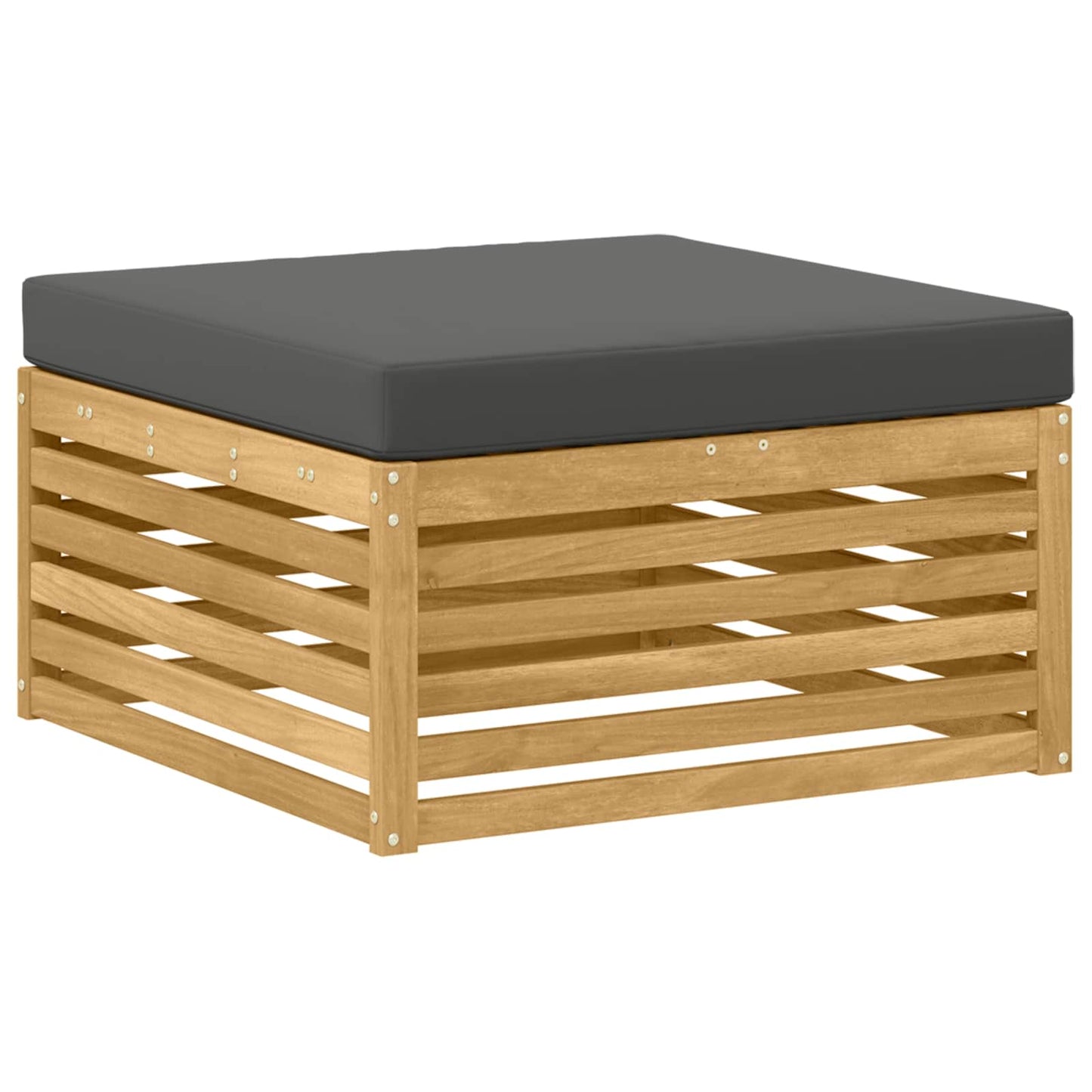 Buiten bankenset 8 pcs Wit en antracietkleurig