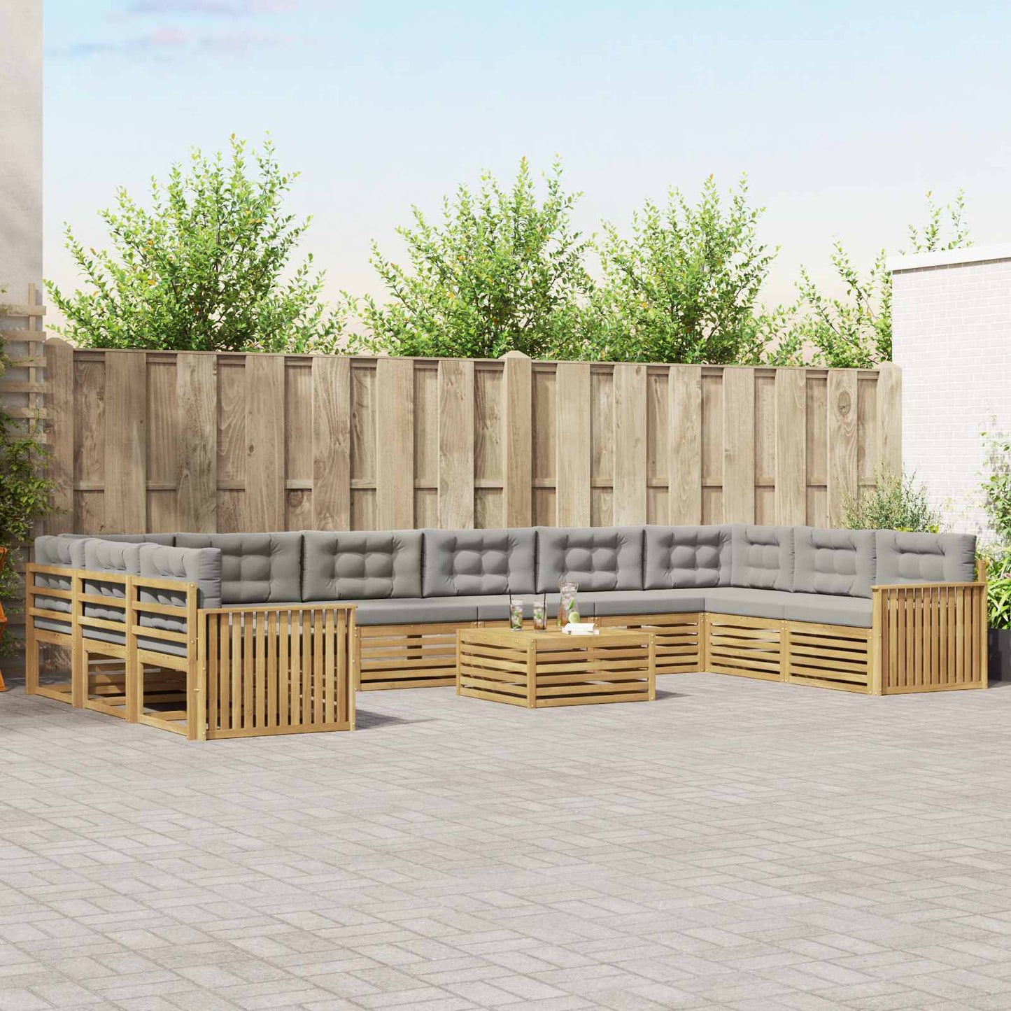 Sofa-Sets Massief Acaciahout