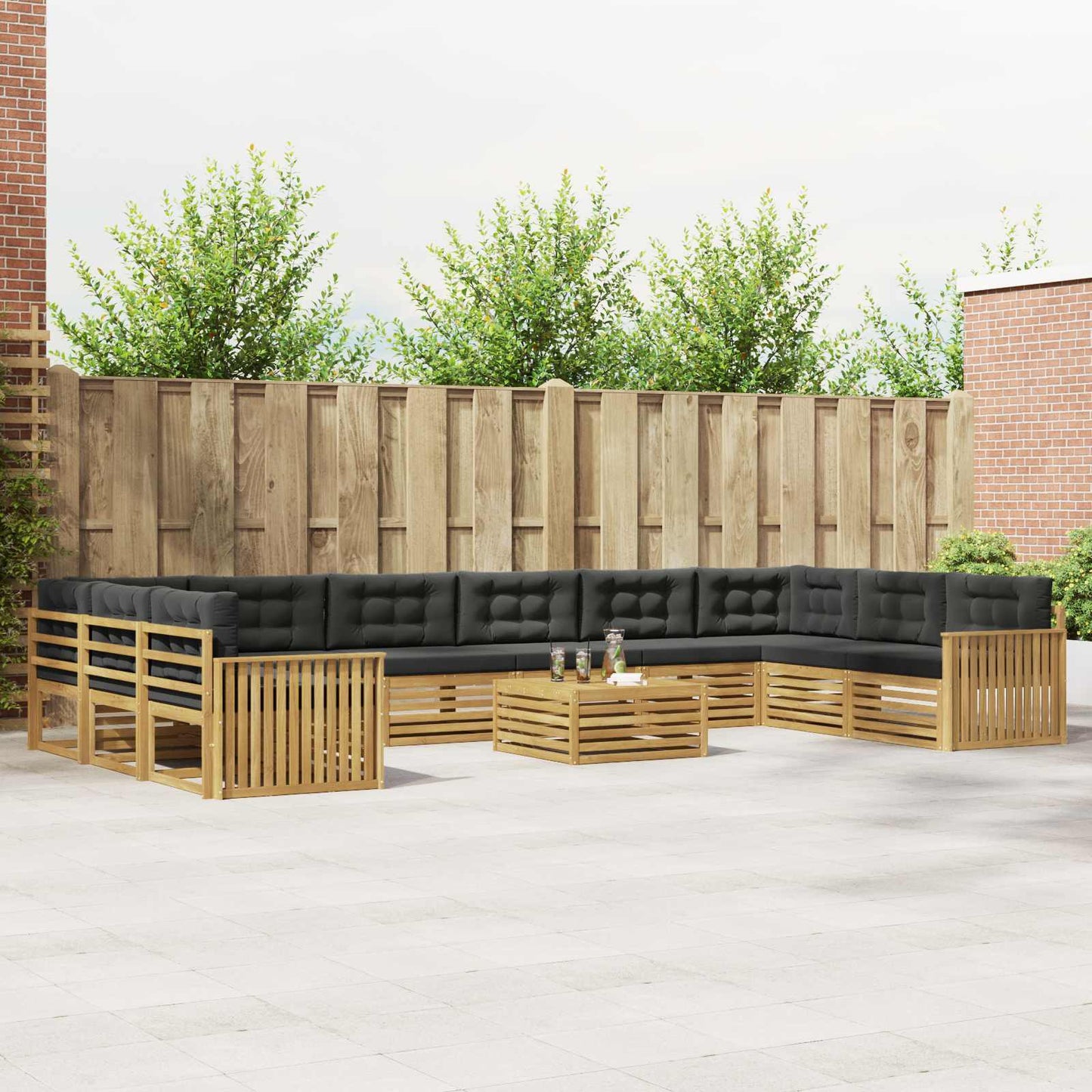 Sofa-Sets Massief Acaciahout