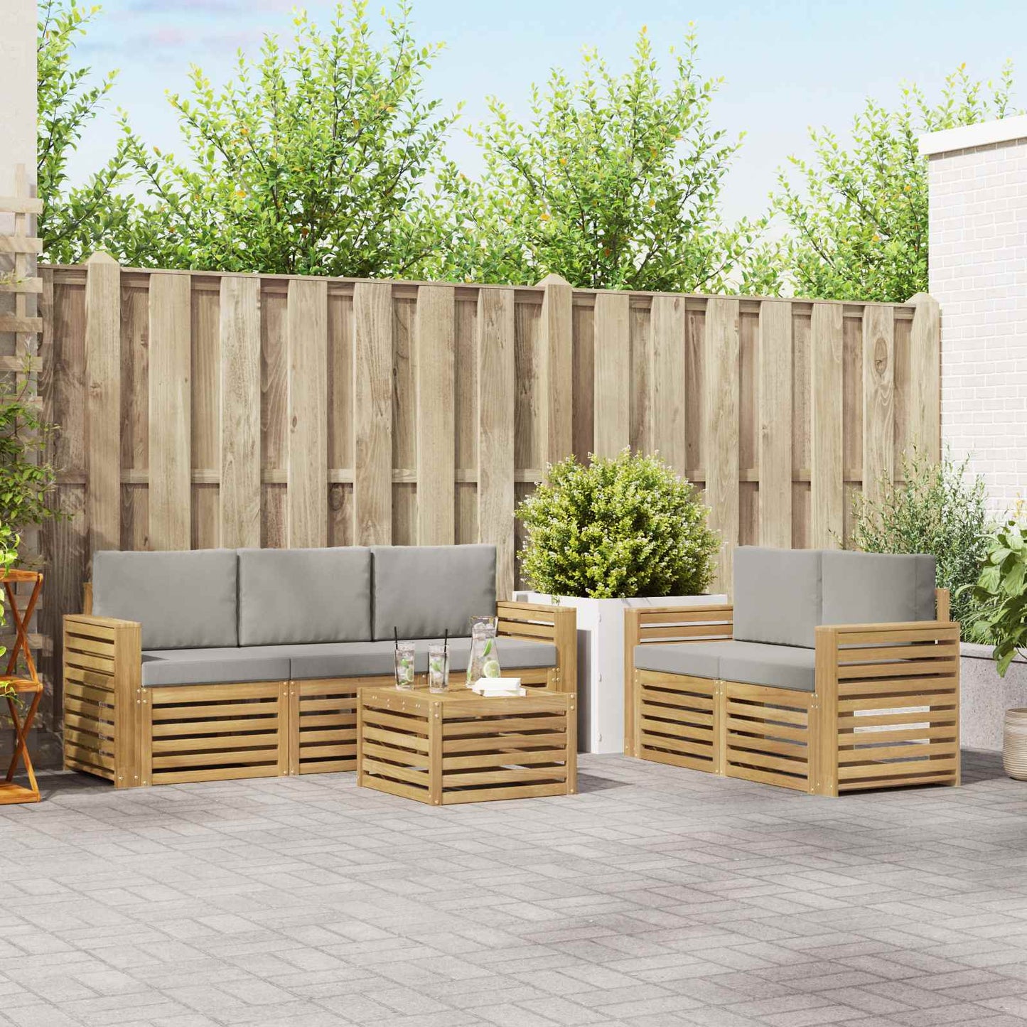 Sofa-Sets Massief Acaciahout