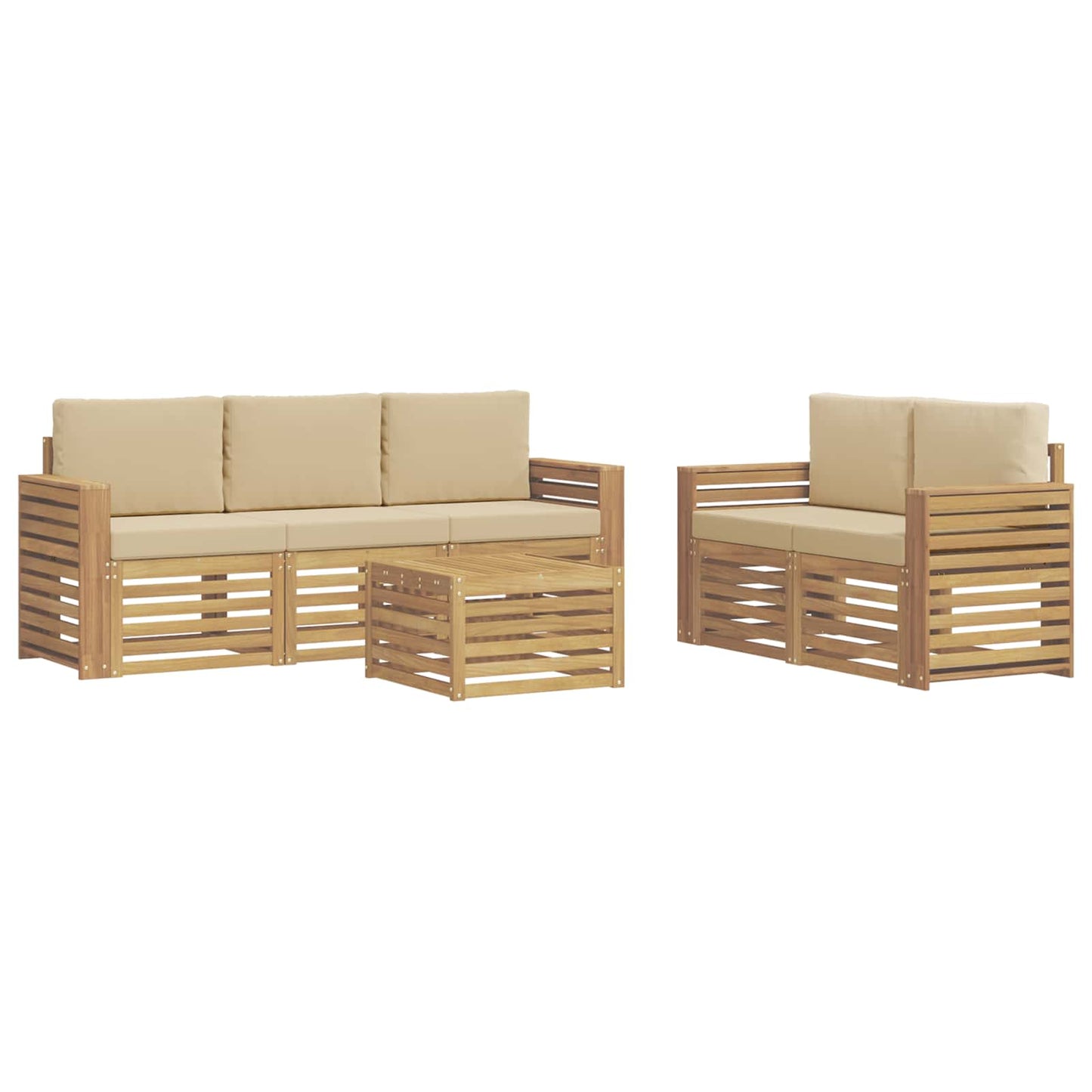 Sofa-Sets Massief Acaciahout