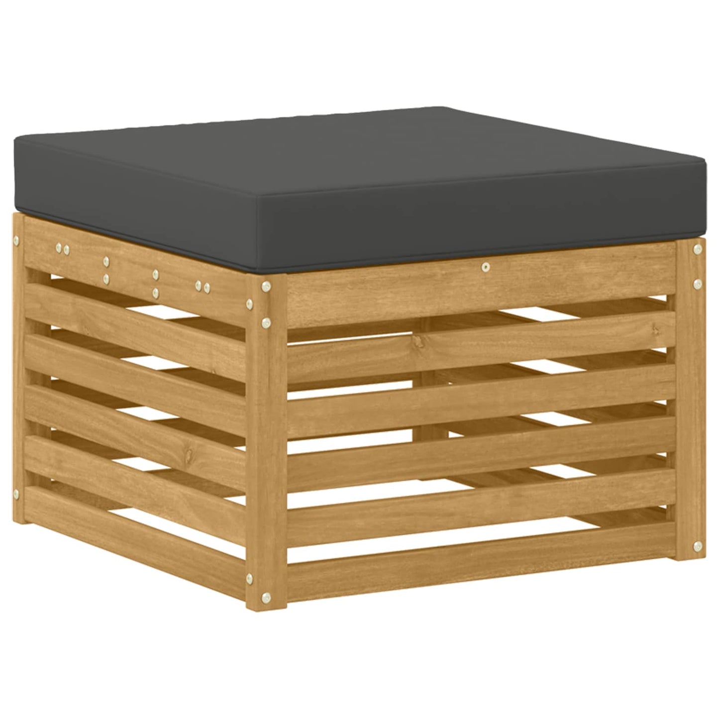 Buiten bankenset 5 pcs Wit en antracietkleurig