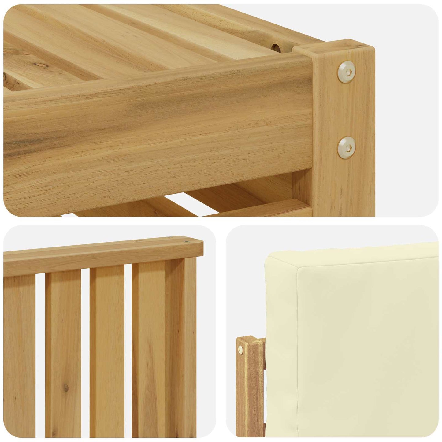 Sofa-Sets Massief Acaciahout