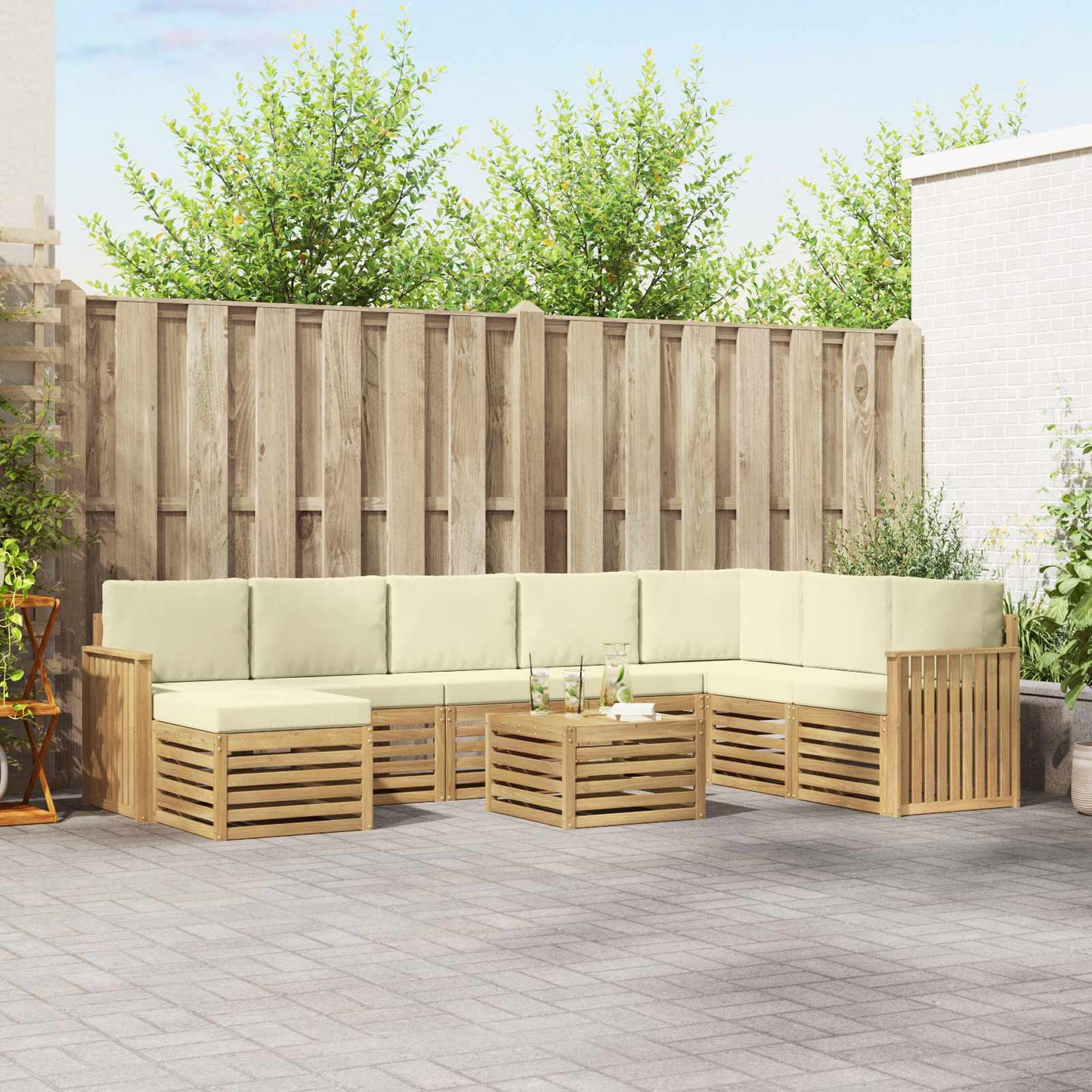 Sofa-Sets Massief Acaciahout
