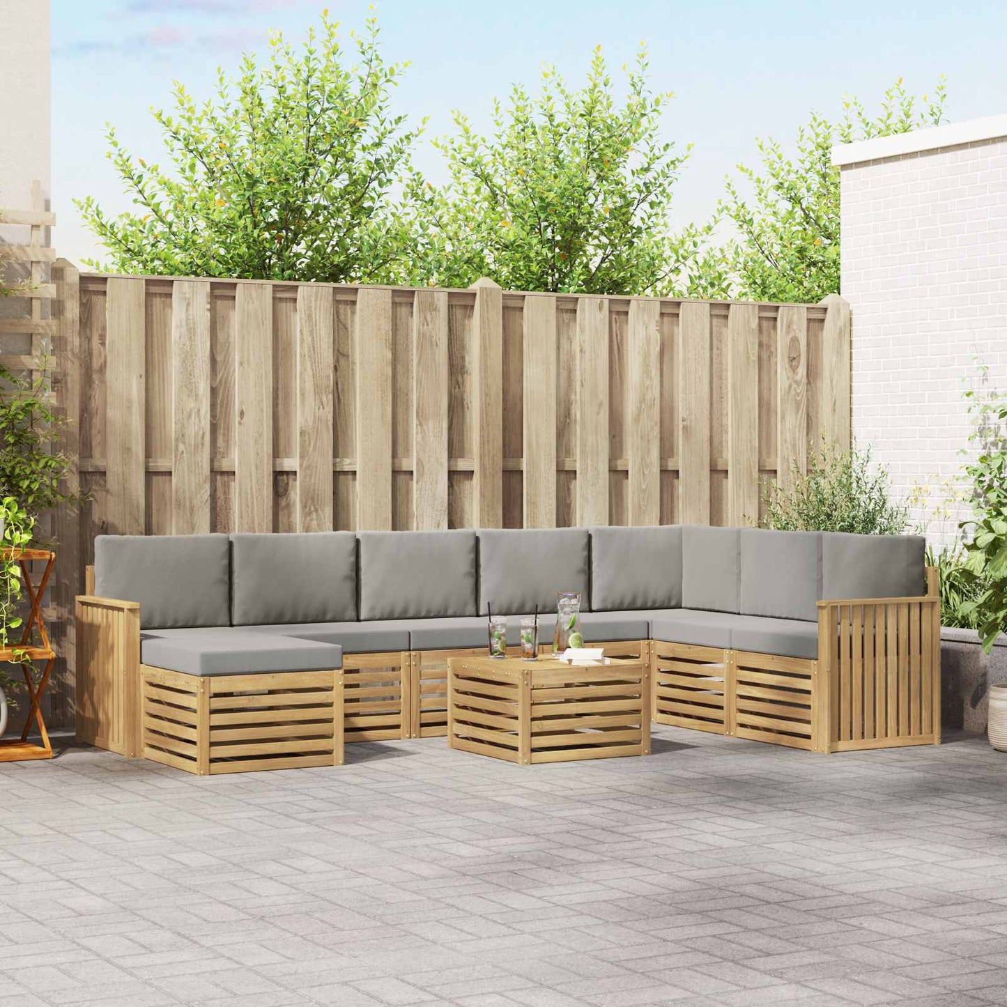 Sofa-Sets Massief Acaciahout