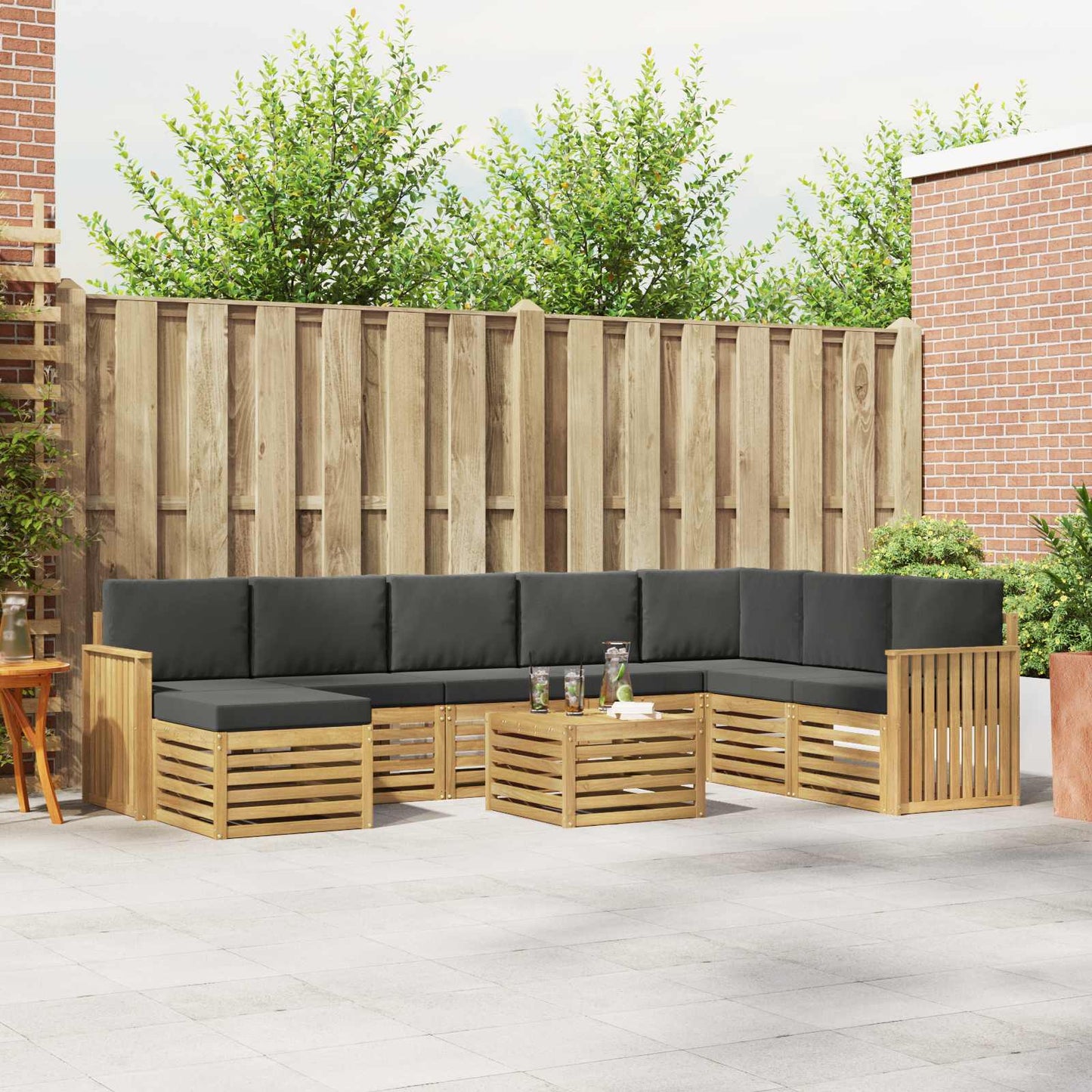 Sofa-Sets Massief Acaciahout
