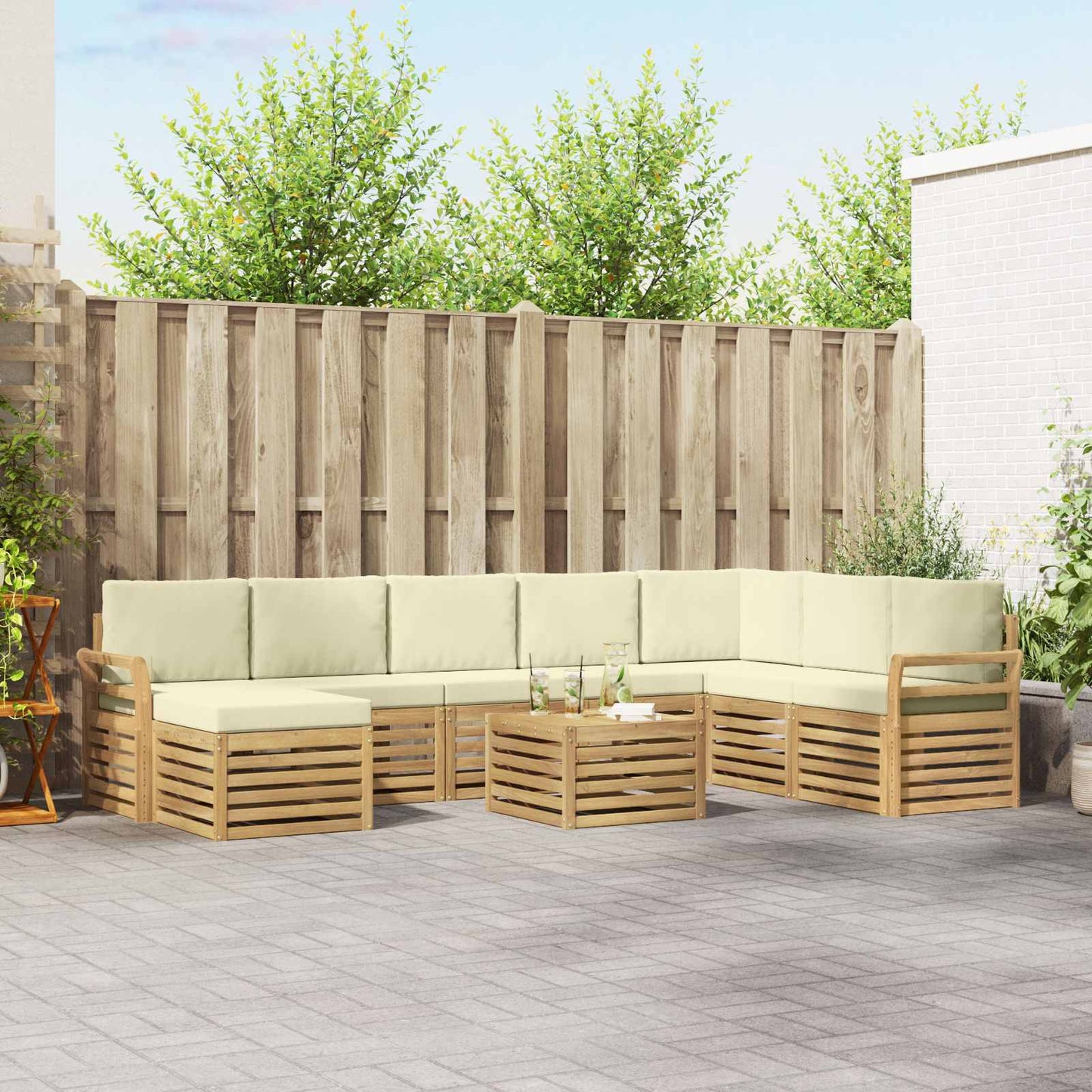 Sofa-Sets Massief Acaciahout