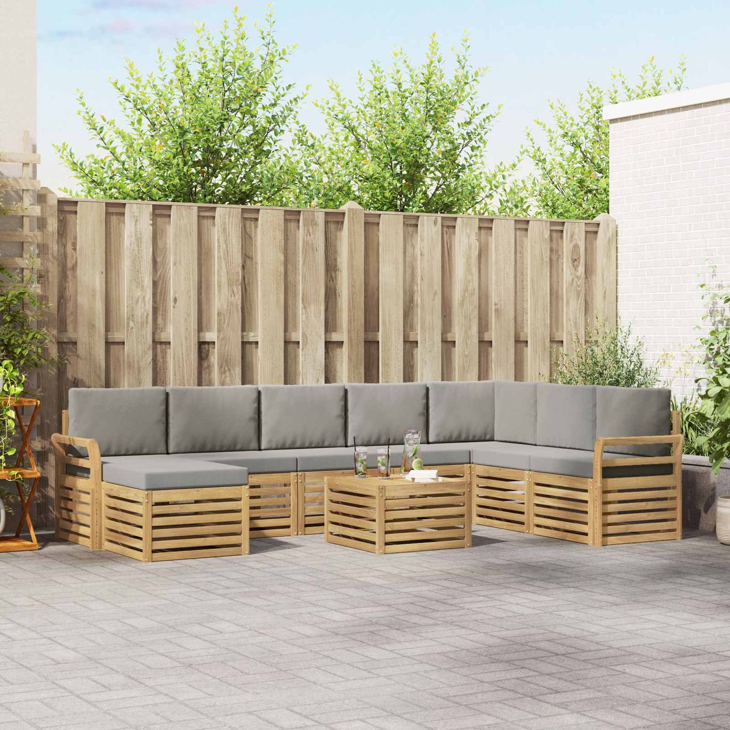 Sofa-Sets Massief Acaciahout