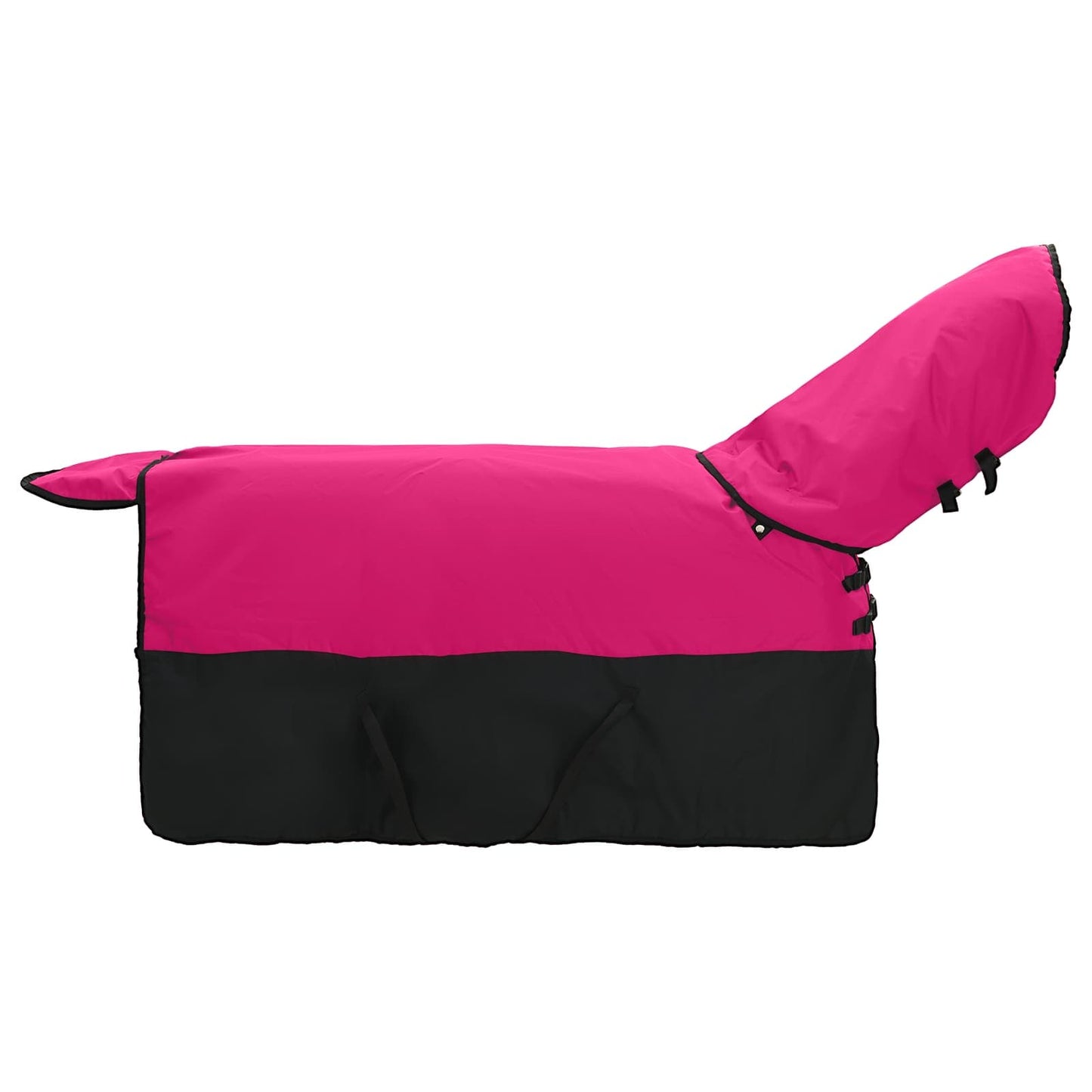Paardendeken Roze en Zwart 85 cm Polyester is nu te koop bij PeponiXL, paradijselijk wonen!