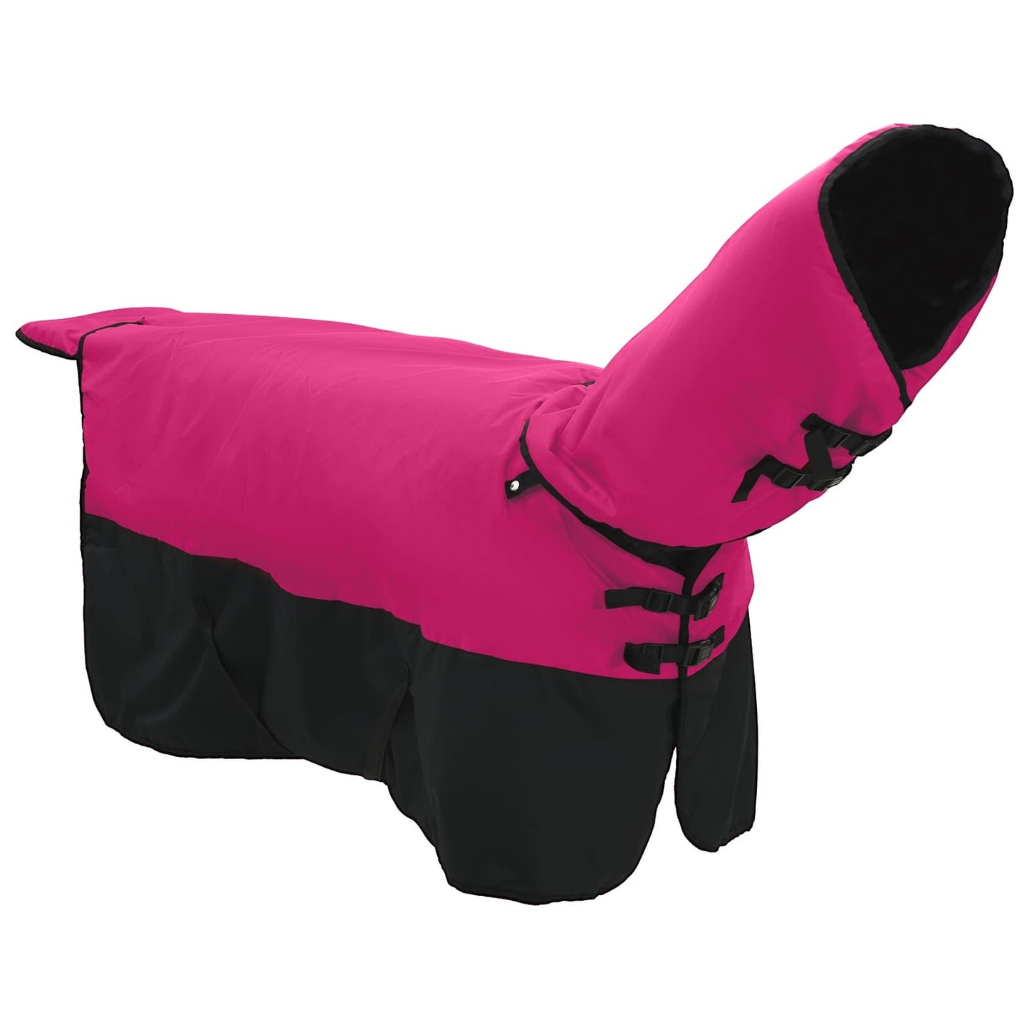 Paardendeken Roze en Zwart 85 cm Polyester is nu te koop bij PeponiXL, paradijselijk wonen!
