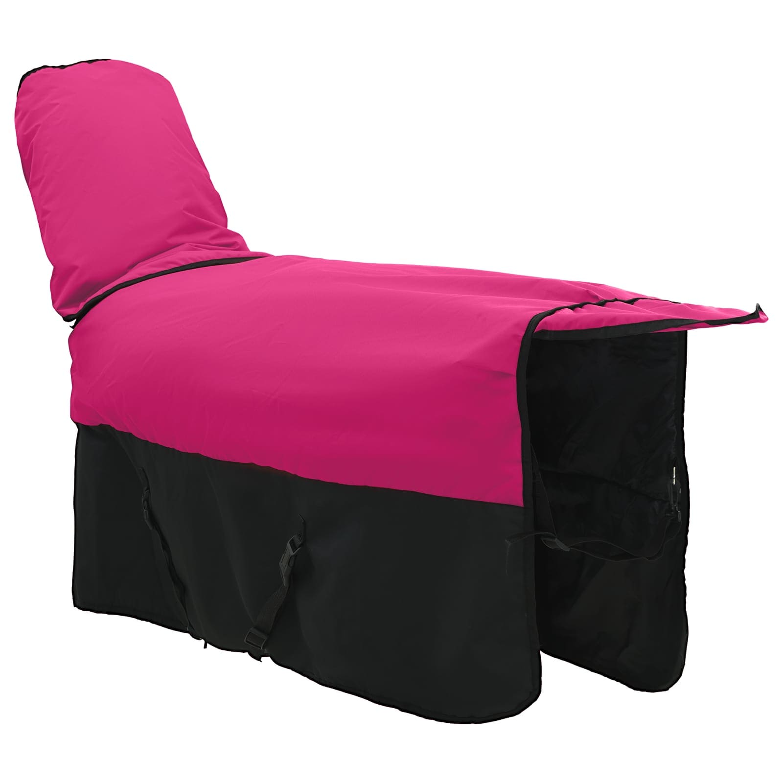 Paardendeken Roze en Zwart 145 cm Polyester is nu te koop bij PeponiXL, paradijselijk wonen!
