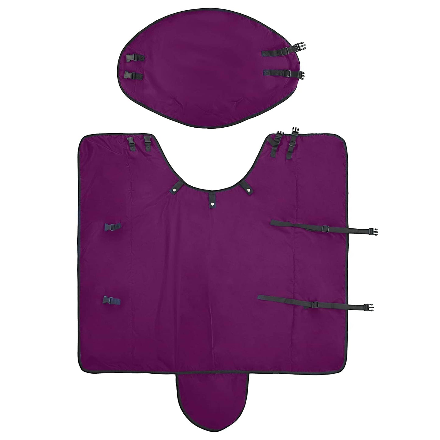 Paardendeken Donkergroen en Zwart 85 cm Polyester is nu te koop bij PeponiXL, paradijselijk wonen!
