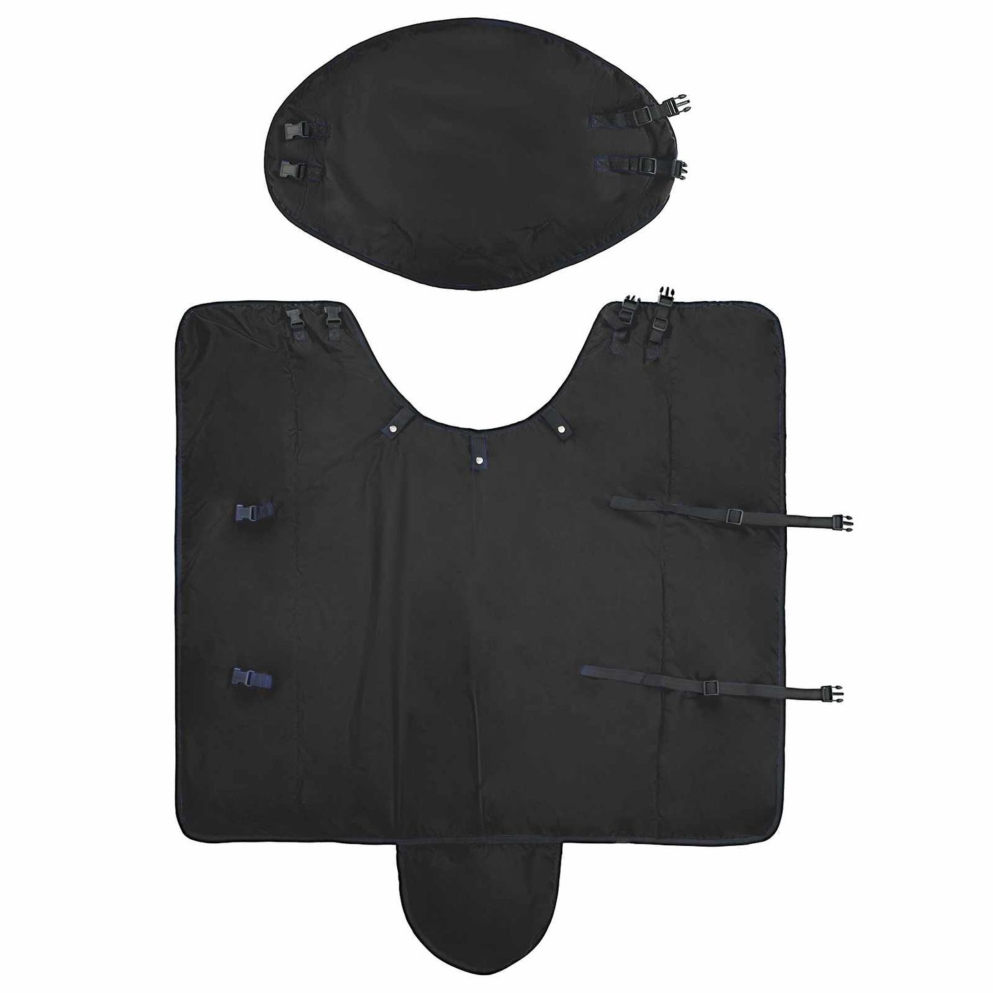 Paardendeken Donkergroen en Zwart 125 cm Polyester is nu te koop bij PeponiXL, paradijselijk wonen!
