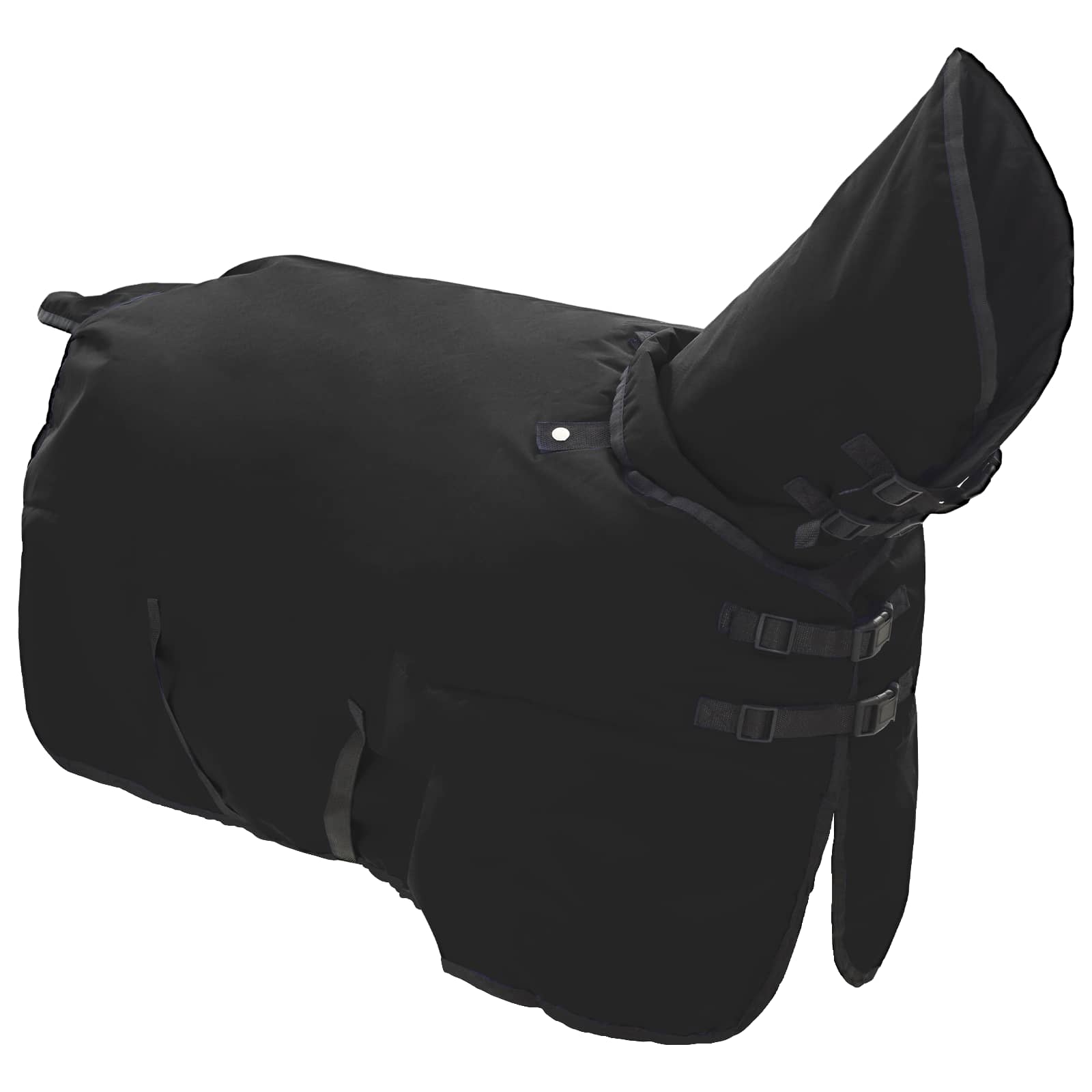 Paardendeken Donkergroen en Zwart 145 cm Polyester is nu te koop bij PeponiXL, paradijselijk wonen!