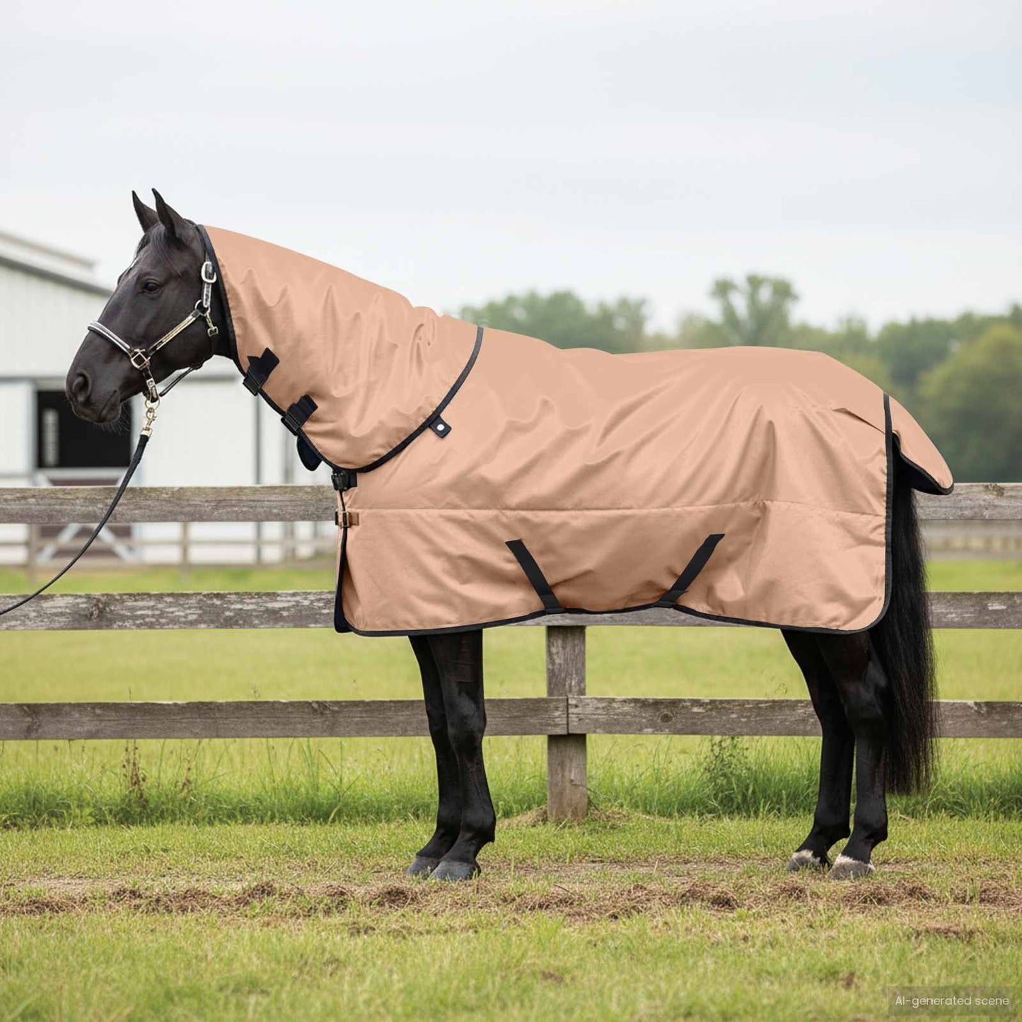Paardendeken Cappuccino 155 cm Polyester is nu te koop bij PeponiXL, paradijselijk wonen!