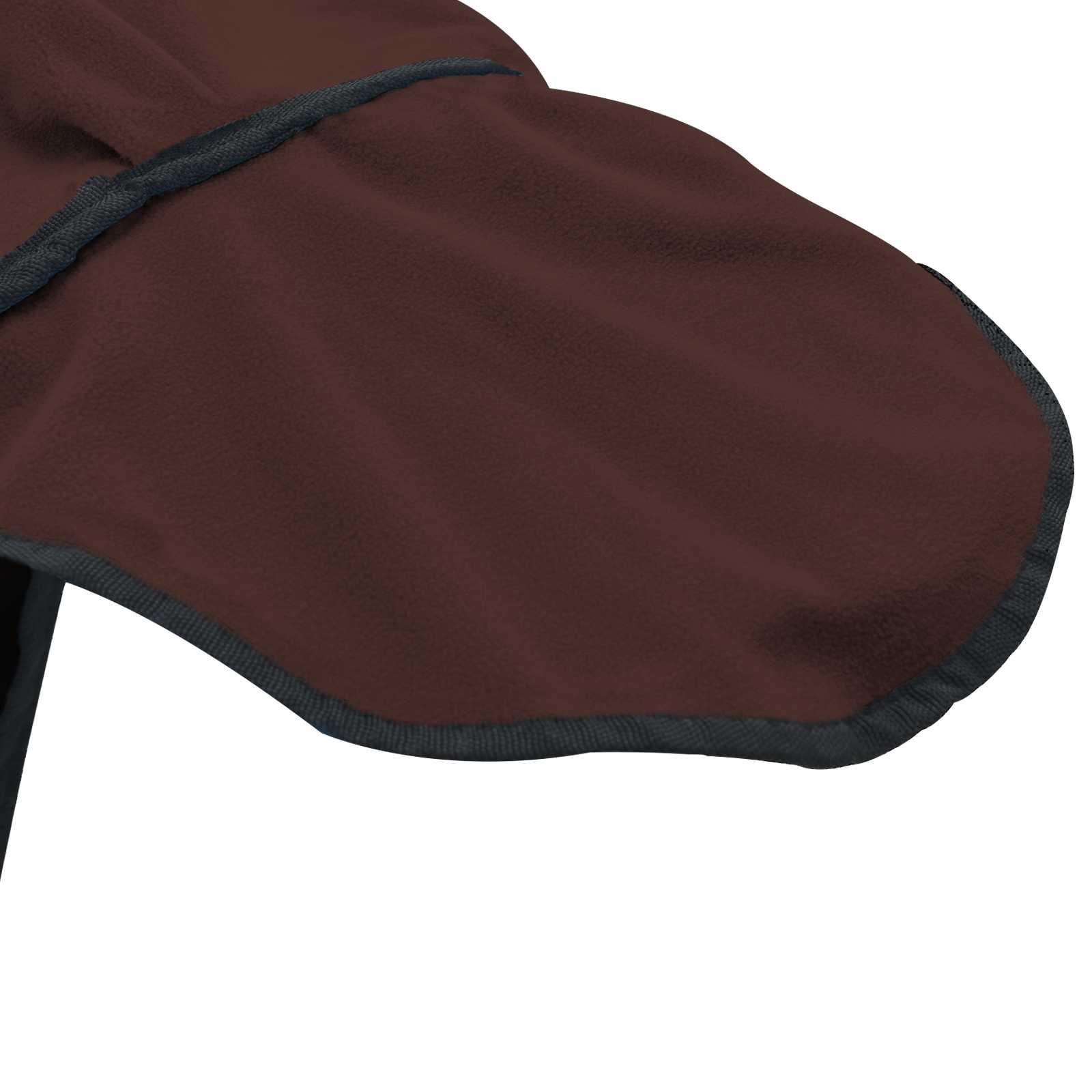 Paardendeken Volledig Donkerbruin 155 cm Polar fleece is nu te koop bij PeponiXL, paradijselijk wonen!