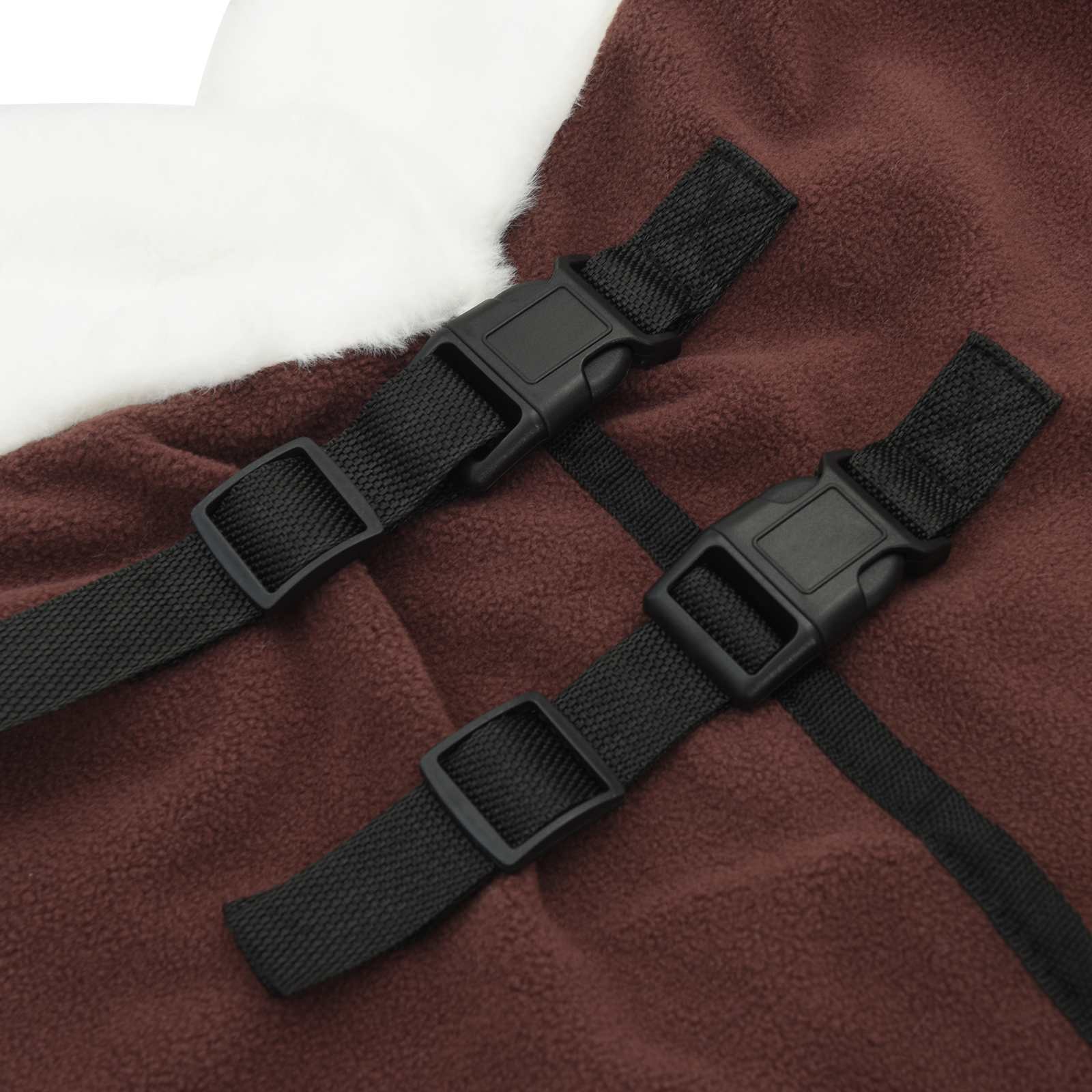 Paardendeken Volledig Donkerbruin 165 cm Polar fleece is nu te koop bij PeponiXL, paradijselijk wonen!