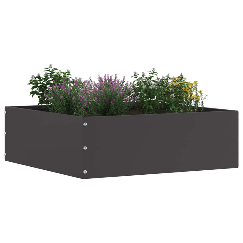 Tuinrand Zwart 40 x 40 x 13 cm Staal is nu te koop bij PeponiXL, paradijselijk wonen!