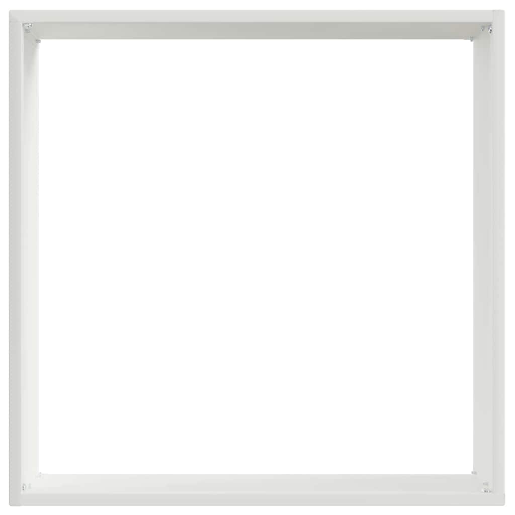 Tuinrand Wit 40 x 40 x 13 cm Staal is nu te koop bij PeponiXL, paradijselijk wonen!