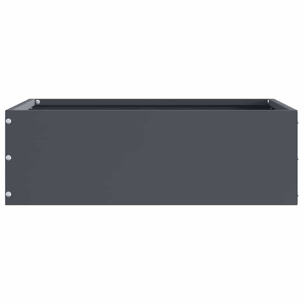 Tuinrand 6 pcs Antraciet 40 x 40 x 13 cm Staal is nu te koop bij PeponiXL, paradijselijk wonen!
