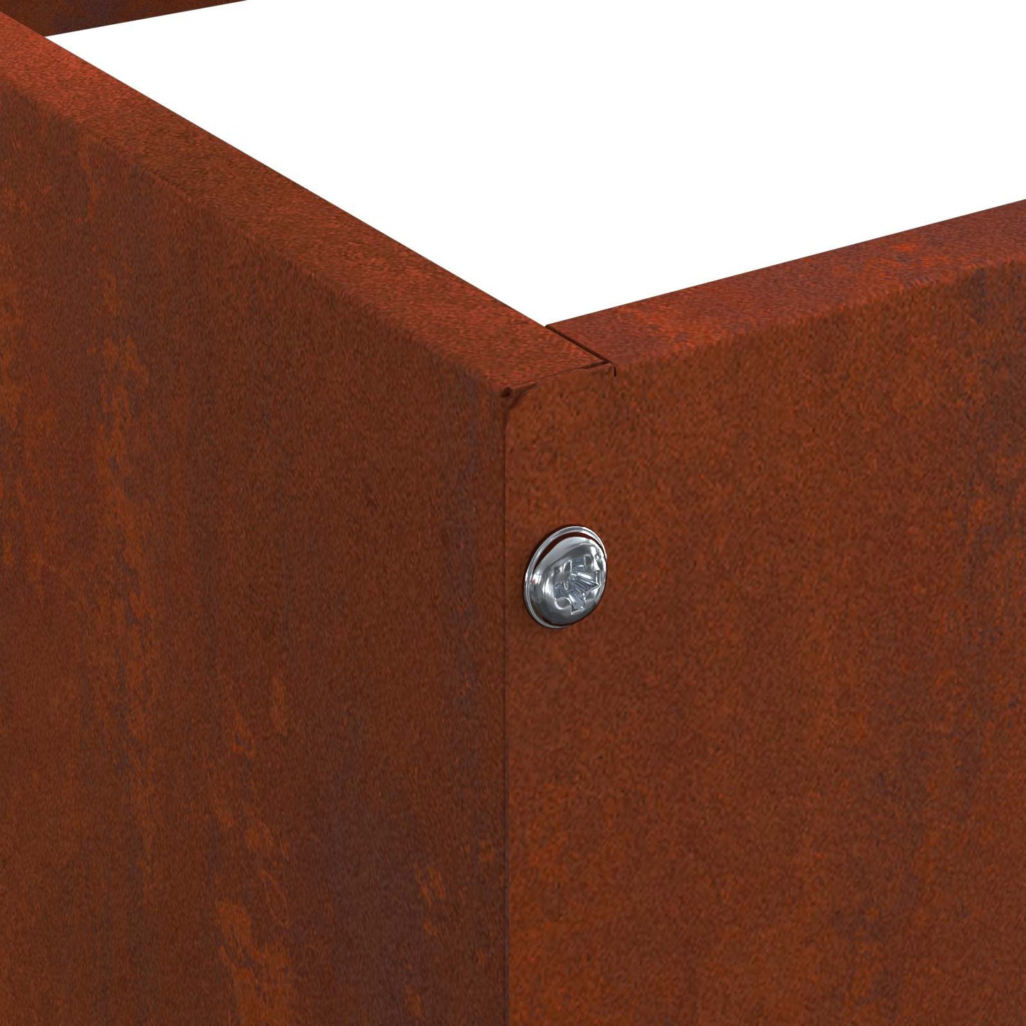 Tuinrand 6 pcs Roestig 40 x 40 x 13 cm Cortenstaal is nu te koop bij PeponiXL, paradijselijk wonen!