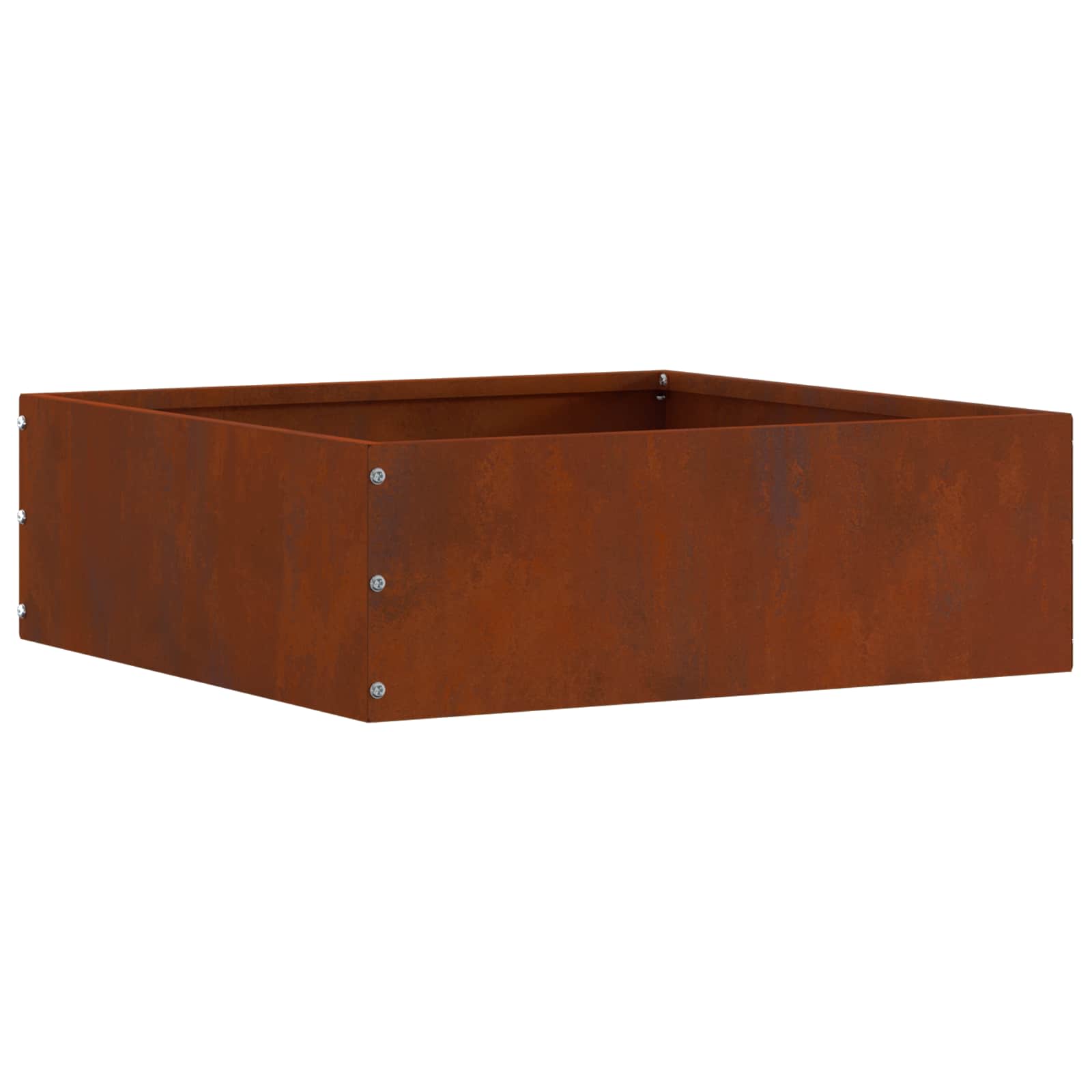 Tuinrand 6 pcs Roestig 40 x 40 x 13 cm Cortenstaal is nu te koop bij PeponiXL, paradijselijk wonen!
