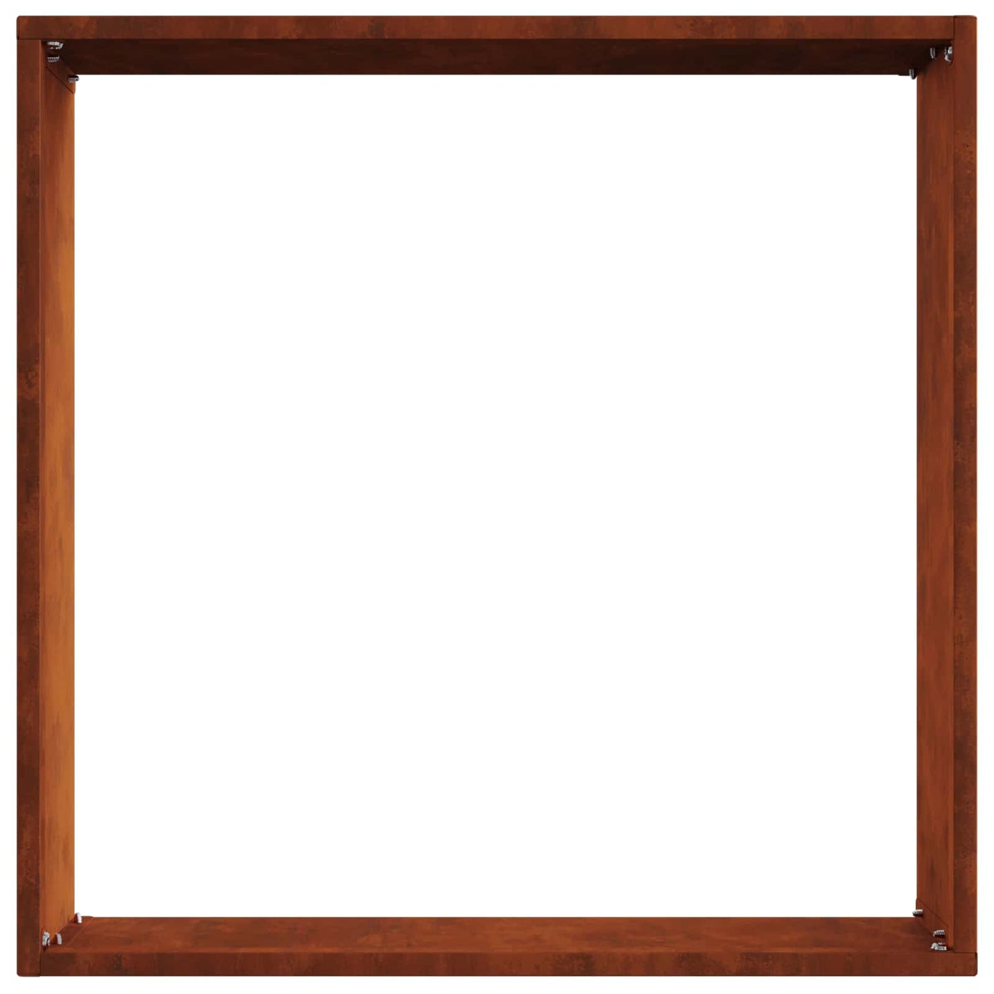 Tuinrand 6 pcs Roestig 40 x 40 x 13 cm Cortenstaal is nu te koop bij PeponiXL, paradijselijk wonen!